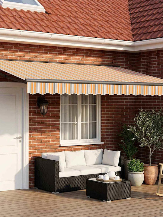 vidaXL Pavillon Terrasse Rosa 4x3.5m