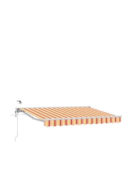 vidaXL Cort Terasă Roz 2.5x2m