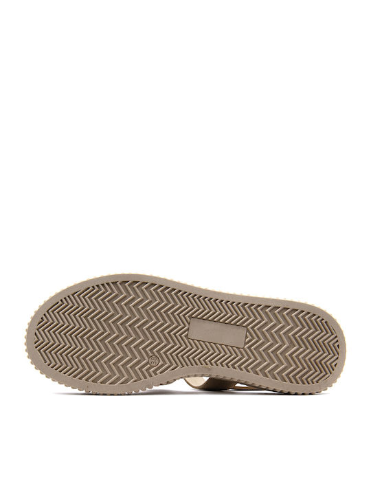 Sommer Damenplattformen Beige BCL-A26-34-Beige-S