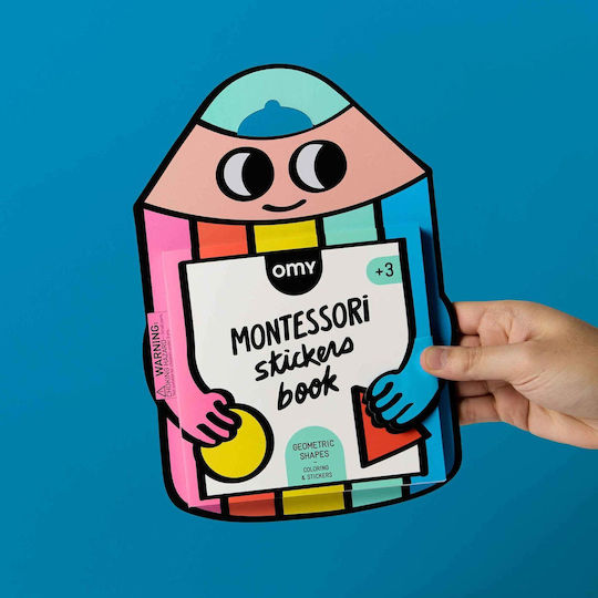 Omy Geometric Shape Stickers with Activity Booklet for Children 3+ Years