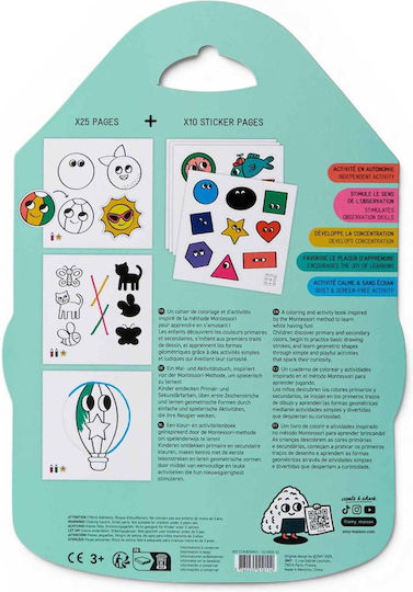 Omy Geometric Shape Stickers with Activity Booklet for Children 3+ Years