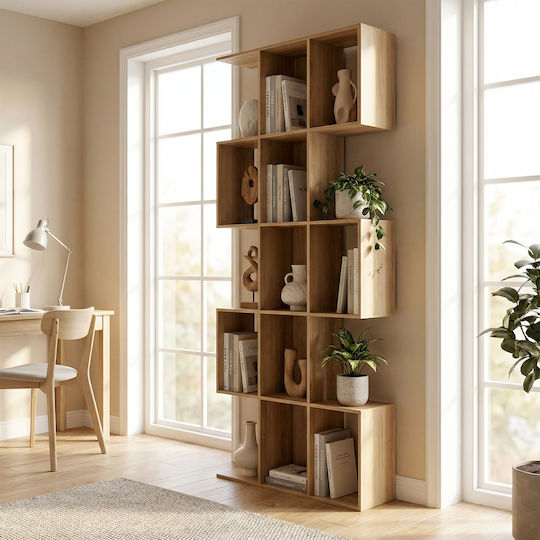 Bücherregal Eiche 80x24x200cm