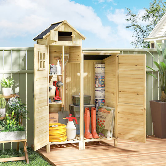 Wooden Garden Shed L1.06xW0.57xH1.67m
