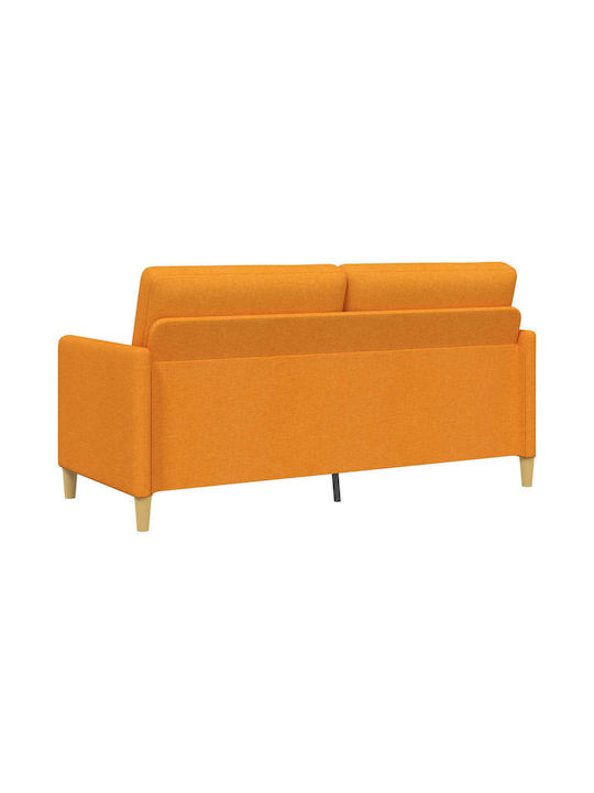 Three-Seater Couch with Storage Space Dark Yellow 172x78x87cm