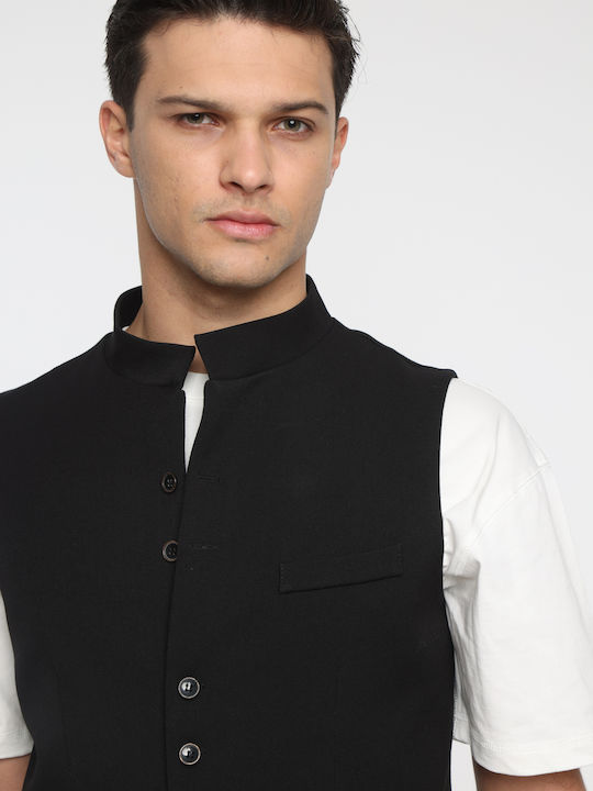 Sleeveless Jacket Black