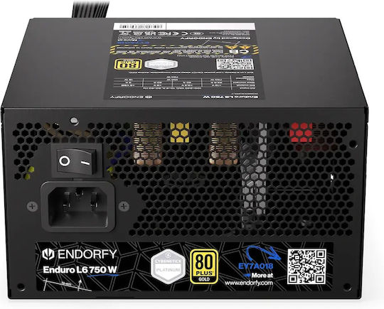 Endorfy Enduro L6 750W Black Power Supply Full Wired 80 Plus Gold