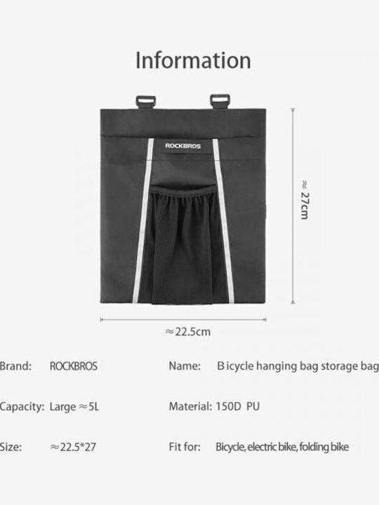 Rockbros Toc De Bicicletă Negru