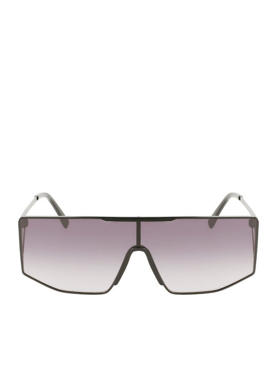 Lacoste Black Sunglasses With Metallic Frame Lacoste Black Sunglasses With Metallic Frame