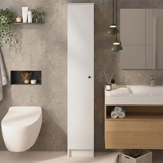 Buket Στήλη Κουζίνας Λευκό 29.8x32.1x175.2εκ.