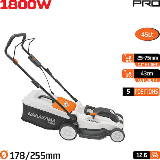 Nakayama EM4021 Electric Lawn Mower 1800W