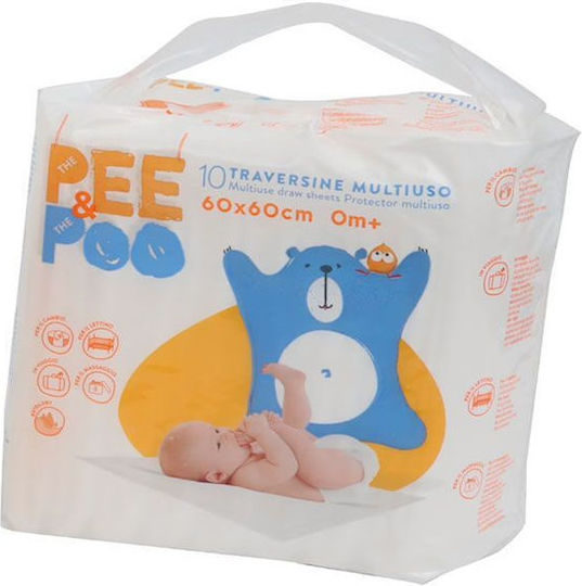 Pee&Poo Prosoape Pentru Eructație Și Învelișuri Pentru Înfășat De Unică Folosință 60x60cm Pee&Poo Prosoape Pentru Eructație Și Învelișuri Pentru Înfășat De Unică Folosință 60x60cm