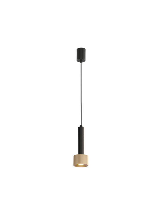 Viokef Hängelampe Gold Schiene mit Fassung GU10 7.5x160cm.