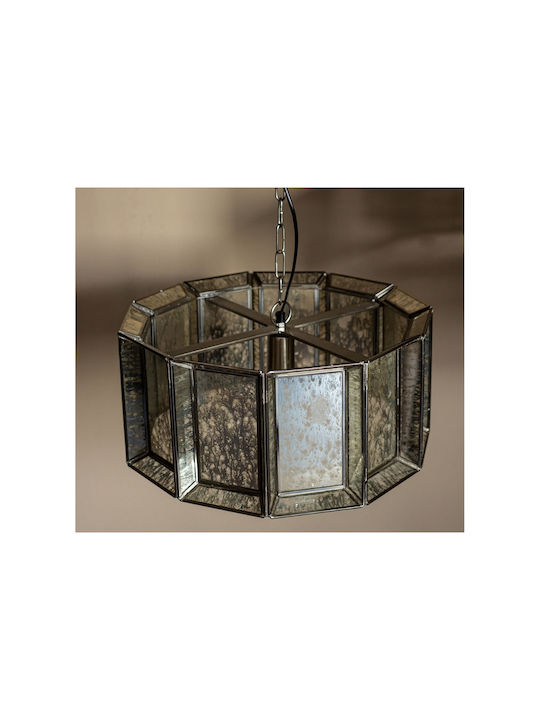 PTMD Collection Κρεμαστό Φωτιστικό Χρυσό με Ντουί E27 46x46x20εκ.