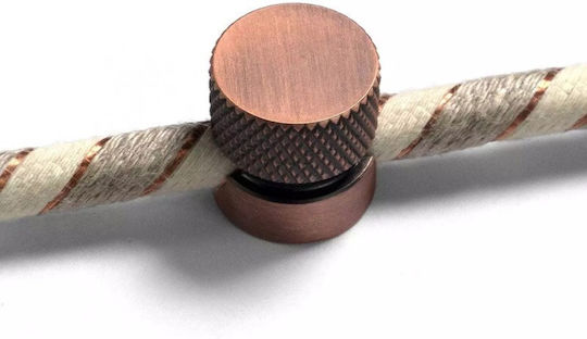 Στήριγμα Yφασμάτινου Καλωδίου 2x0,75 3x0,75 Σετ 2 Creative Cables Sarè Cubalux 150236 Χάλκινο