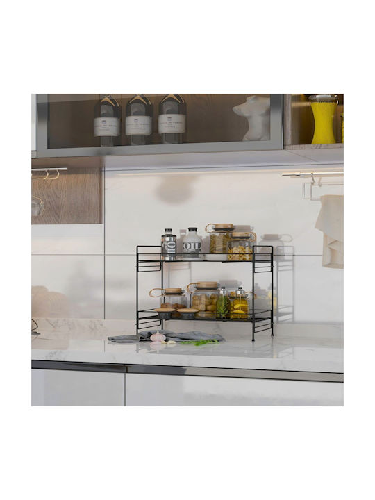 Femmit Tabletop Metal Base 35x15cm Black