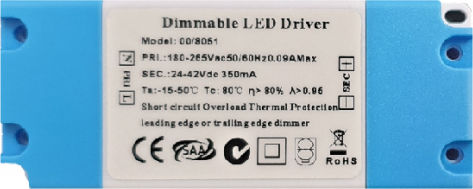 Viokef LED Power Supply Waterproof IP67 Power 35W with Output Voltage 12V