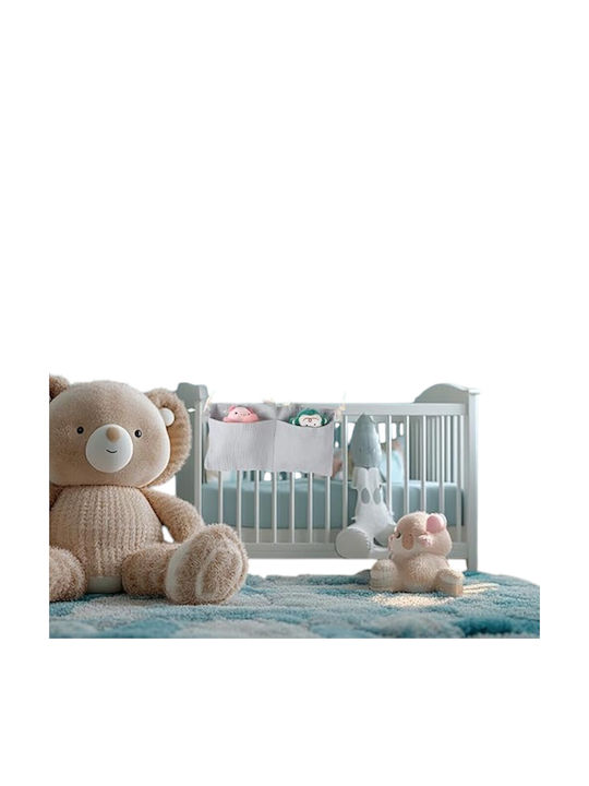 Queen Mother Nursery Cosmetic Basket White