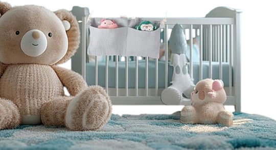 Queen Mother Nursery Cosmetic Basket White