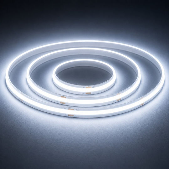Elmark Wasserdicht LED-Streifen 24V Kaltweiß Licht 5m Typ COB