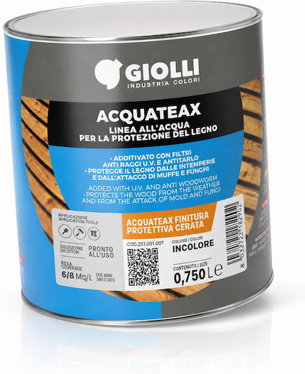 Giolli Χρώμα Ξύλου Ακρυλικό Διάφανο 750ml 0213600.007