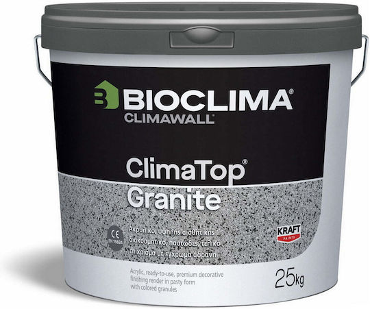 Bioclima Χρώμα Διακοσμητικό Ακρυλικό Γκρι 25kg