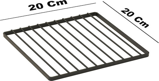 Femmit Bază Metalică Pătrată Pentru Oale și Ceainic Neagră 20x20 Cm