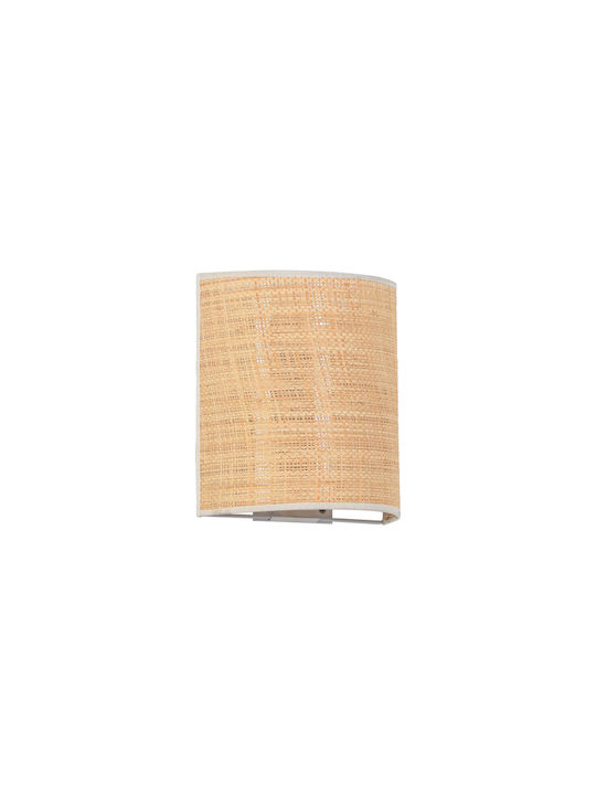 Viokef Amanda Ceiling Mount Light 40cm Beige with Socket E27