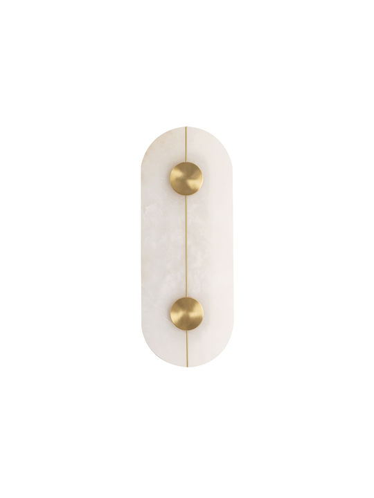 Viokef Lamp Wall with Integrated LED and Warm White Light Gold 20x20x20cm