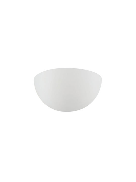 Viokef Ceramic Modern Lumină de Perete cu Soclu E14 Alb 30x7.5cm