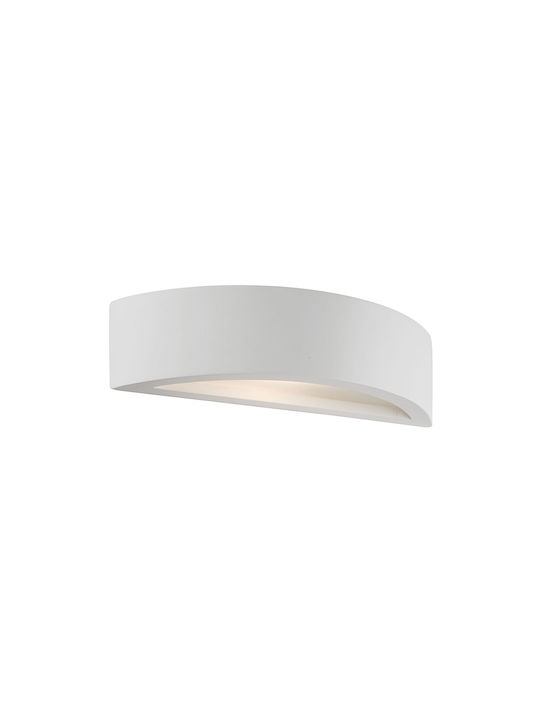 Viokef Ceramic Μοντέρνο Φωτιστικό Τοίχου με Ντουί E27 Λευκό 24.5x9x90εκ.