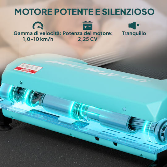 Sportnow 0.75hp Electric Treadmill for User up to 100kg