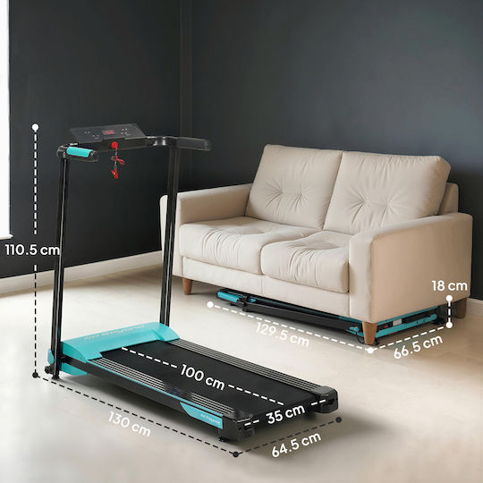 Sportnow 0.75hp Electric Treadmill for User up to 100kg