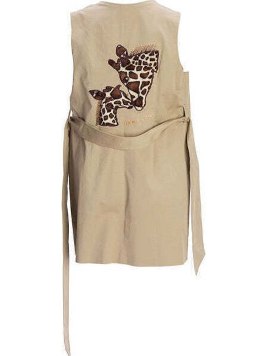 Beige Damen Weste