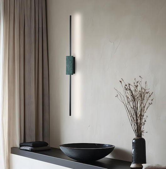 Viokef Ellaria Wall Lamp with Integrated LED and Warm White Light Black 8x110.4cm