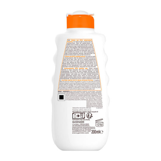 Garnier Ambre Solaire High Protection Waterproof Sunscreen Body Cream SPF20 200ml