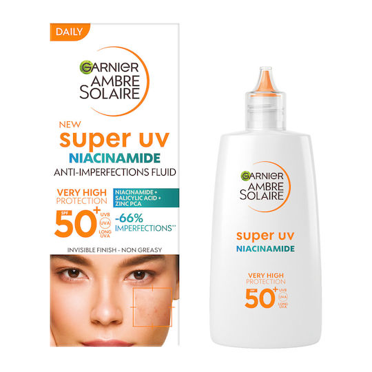 Garnier Ambre Solaire Super UV Niacinamide Sunscreen Cream Face SPF50+ 40ml