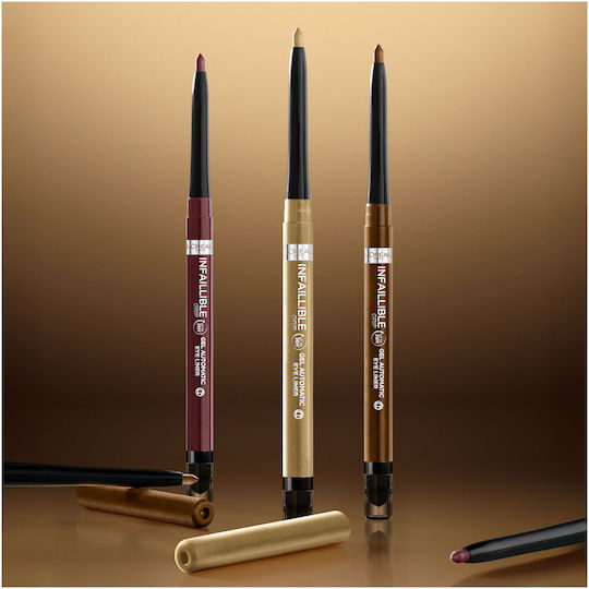 L'Oreal Paris Infaillible Grip Liner 36H Gel Soft Eye Pencil 12 Bronzed Espresso
