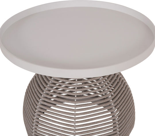Garten- und Outdoor-Möbelsets Wohnzimmer Typsatz 5 Stück Ivory
