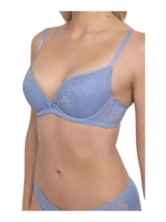 Sonia Lilac/Pink Bra for Plunge & Underwire