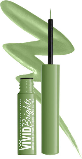 NYX Professional Makeup Vivid Brights Liquid Eye Liner 02 Chosted Green 2ml