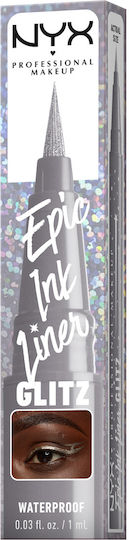NYX Professional Makeup Epic Ink Liner Glitz Waterproof Pen Eye Liner 04 Flashy Flare 1ml