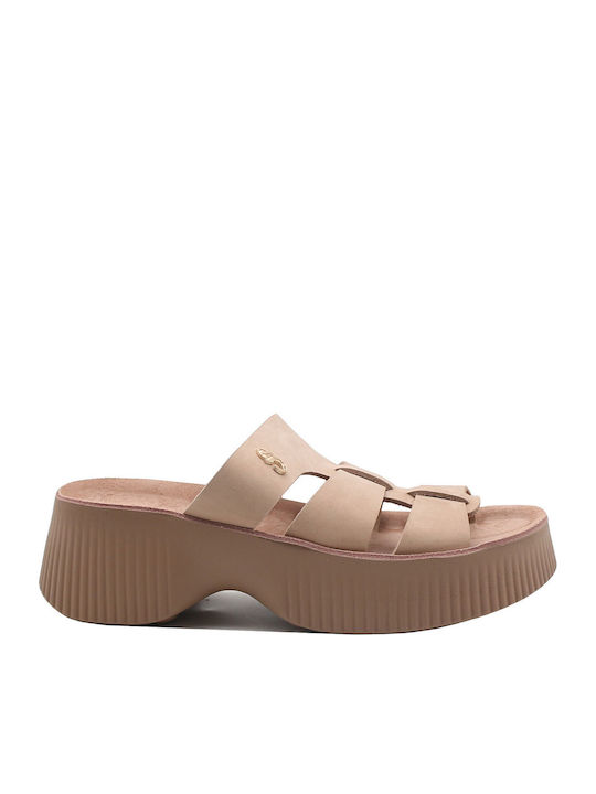 Leather Women's Anatomic Brown Sandals