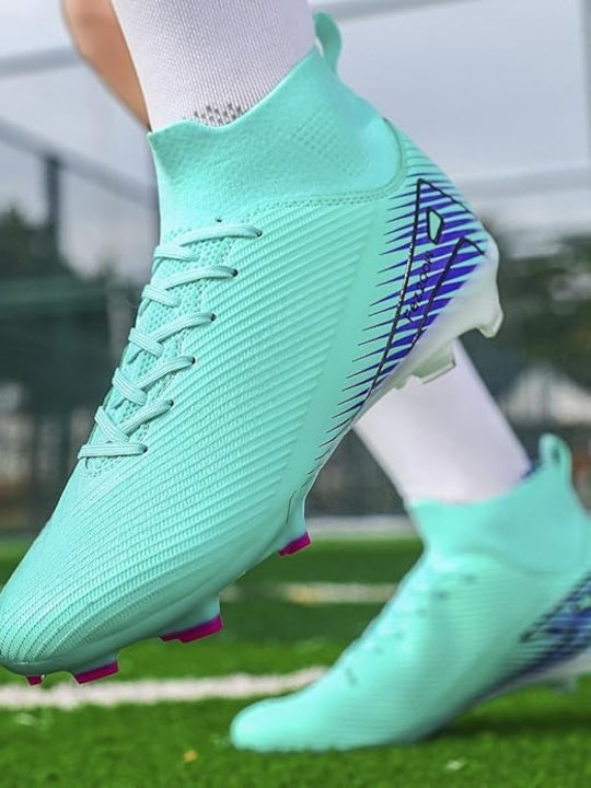 Football Shoes with Cleats Turquoise