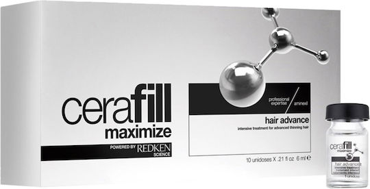 Redken Cerafill Maximize Αμπούλες Μαλλιών κατά της Τριχόπτωσης 10x6ml