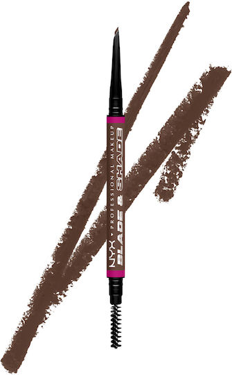NYX Professional Makeup Blade & Shade Молив за вежди Bns09 Brunette