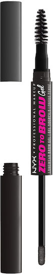 NYX Professional Makeup Zero To Brow Mascara Pentru Sprâncene 08 Negru