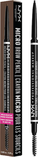 NYX Professional Makeup Micro Pencil for Eyebrows 08 Black