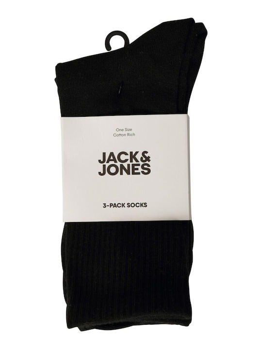 Jack & Jones Ανδρικές Κάλτσες Black 3Pack