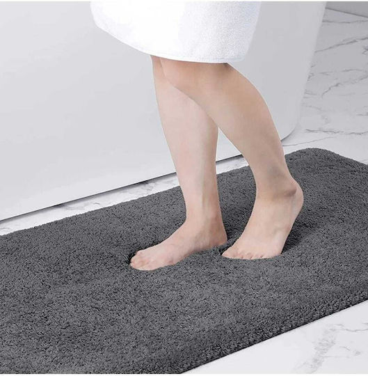 SteweHome Non-Slip Bath Mats Set STE-029851-V66304 Gray 2 Pieces