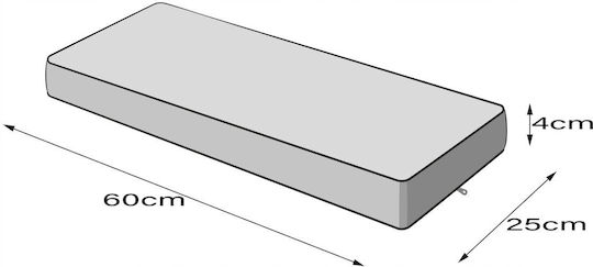 R4 Mattress Window Sill Fur Gray